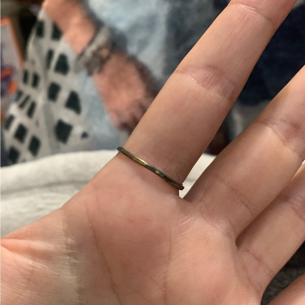 Stylish Silver Cross Ring - Picture 2 of 2